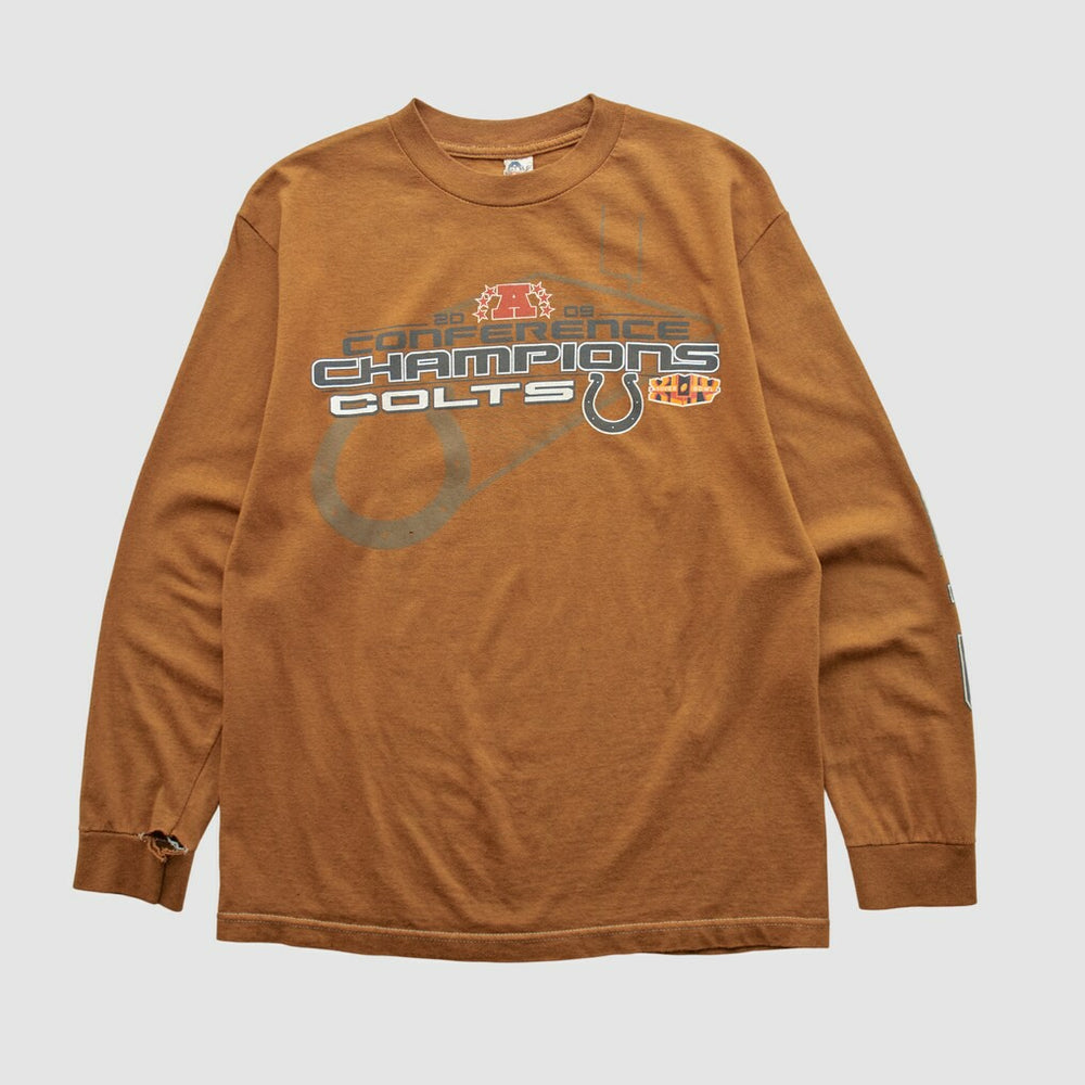 Indianapolis Colts Alstyle 2009 Long Sleeve T-shirt Clay Vintage | Fanatics