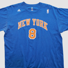 New York Knicks 2000s T-shirt Blue Vintage - NBA