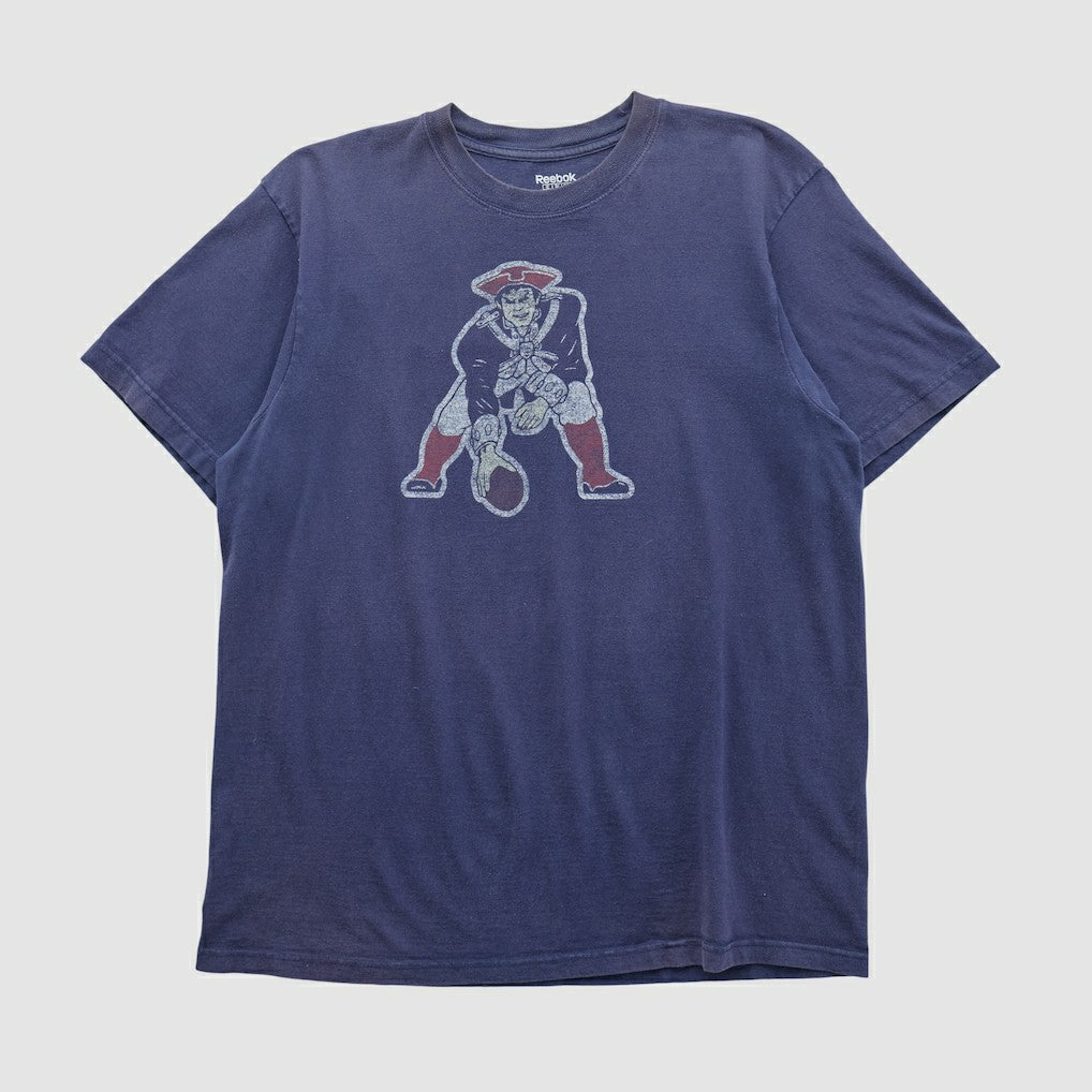 New England Patriots Reebok 2000s T-shirt Navy Vintage | Fanatics