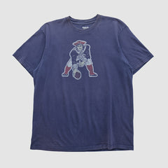 New England Patriots Reebok 2000s T-shirt Navy Vintage | Fanatics