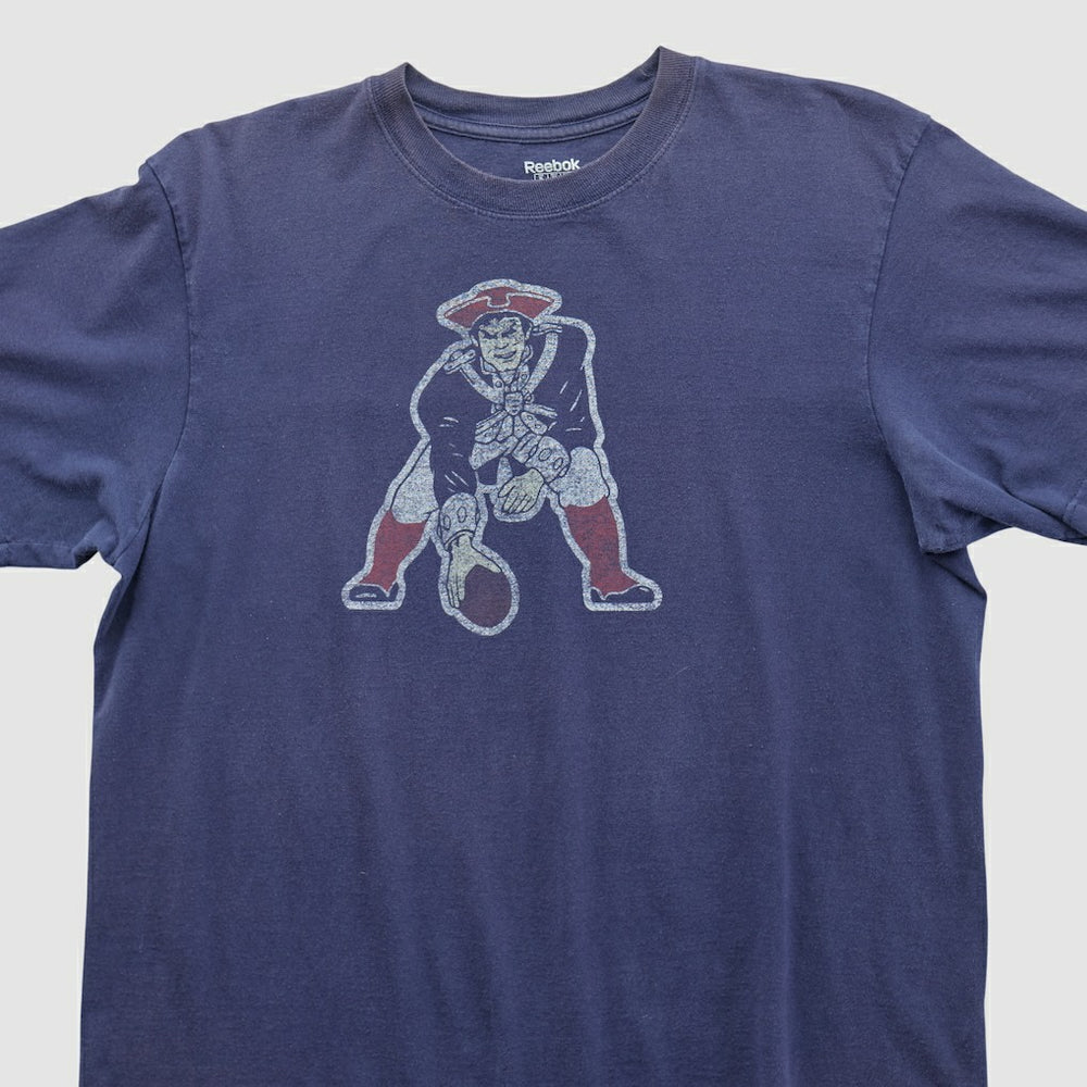 New England Patriots Reebok 2000s T-shirt Navy Vintage | Fanatics