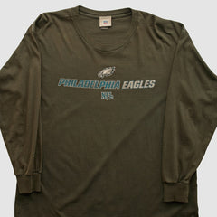 Philadelphia Eagles NFL 2000s Long Sleeve T-shirt Brown Vintage | Fanatics