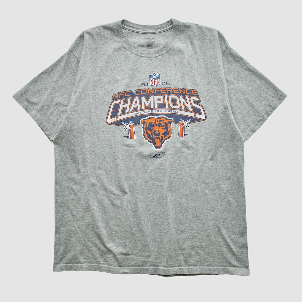 Chicago Bears Reebok 2006 T-shirt Heather Gray Vintage | Fanatics