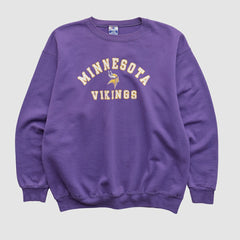 Minnesota Vikings Champion 90s Pullover Sweatshirt Purple Vintage | Fanatics