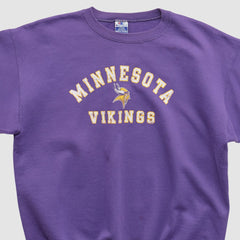 Minnesota Vikings Champion 90s Pullover Sweatshirt Purple Vintage | Fanatics