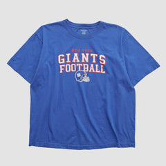 New York Giants Reebok 2010s T-shirt Blue Vintage | Fanatics
