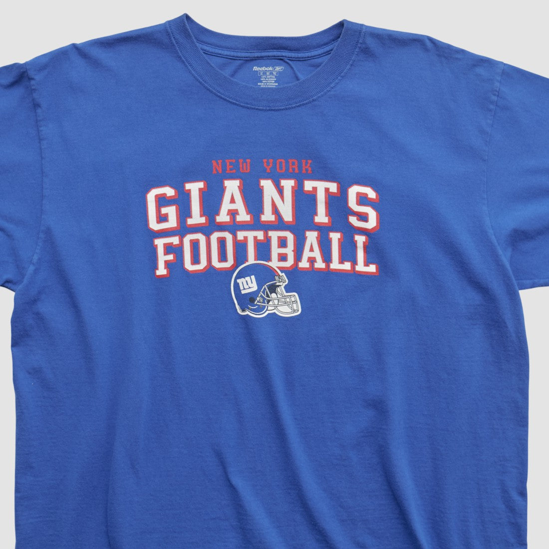 New York Giants Reebok 2010s T-shirt Blue Vintage | Fanatics