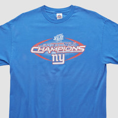New York Giants Alstyle 2008 T-shirt Blue Vintage | Fanatics
