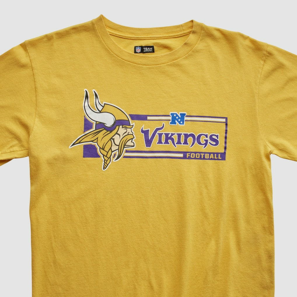 Minnesota Vikings NFL 2010s Long Sleeve T-shirt Yellow Vintage | Fanatics