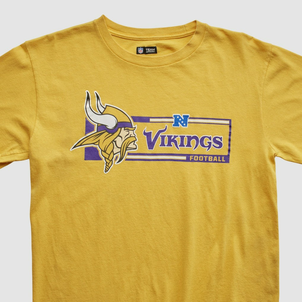 Minnesota Vikings NFL 2010s Long Sleeve T-shirt Yellow Vintage | Fanatics