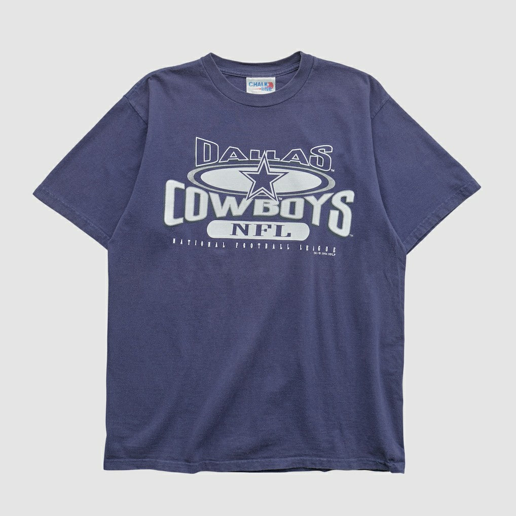 Dallas Cowboys Chalk Line 1996 T-shirt Navy Vintage | Fanatics