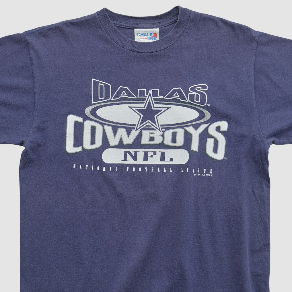 Dallas Cowboys Chalk Line 1996 T-shirt Navy Vintage | Fanatics