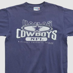 Dallas Cowboys Chalk Line 1996 T-shirt Navy Vintage | Fanatics