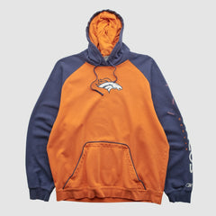 Denver Broncos Reebok 2000s Hooded Pullover Sweatshirt Orange Vintage | Fanatics