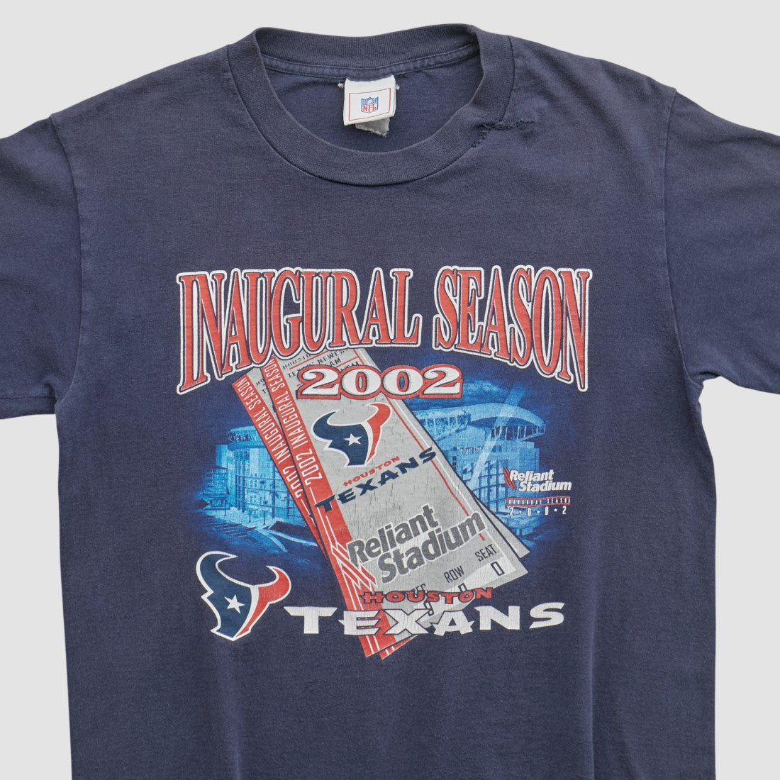 Houston Texans NFL 2002 T-shirt Navy Vintage | Fanatics