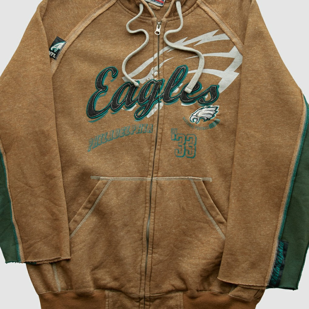 Philadelphia Eagles NFL 2010s Hooded Full Zip Sweatshirt Clay Vintage | Fanatics