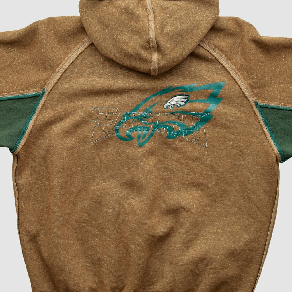 Philadelphia Eagles NFL 2010s Hooded Full Zip Sweatshirt Clay Vintage | Fanatics