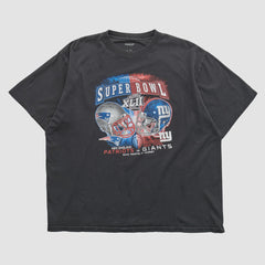 Super Bowl XLII Reebok 2008 T-shirt Black Vintage | Fanatics