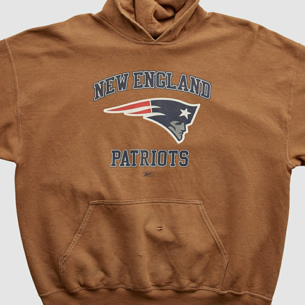 New England Patriots NFL 2000s Hooded Pullover Sweatshirt Clay Vintage | Fanatics