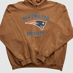 New England Patriots NFL 2000s Hooded Pullover Sweatshirt Clay Vintage | Fanatics