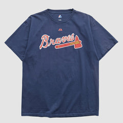 Atlanta Braves Majestic 2000s T-shirt - MLB