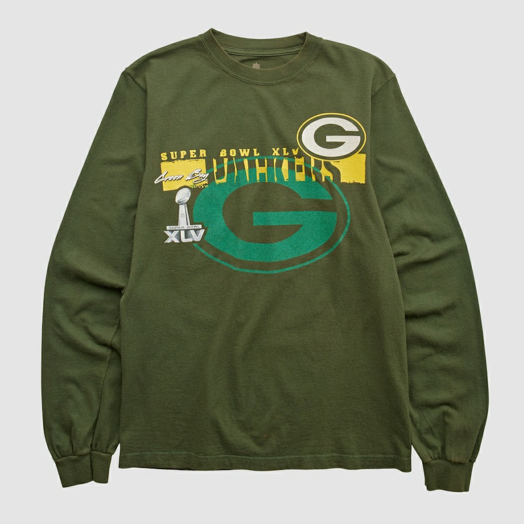 Green Bay Packers NFL 2011 Long Sleeve T-shirt Green Vintage | Fanatics