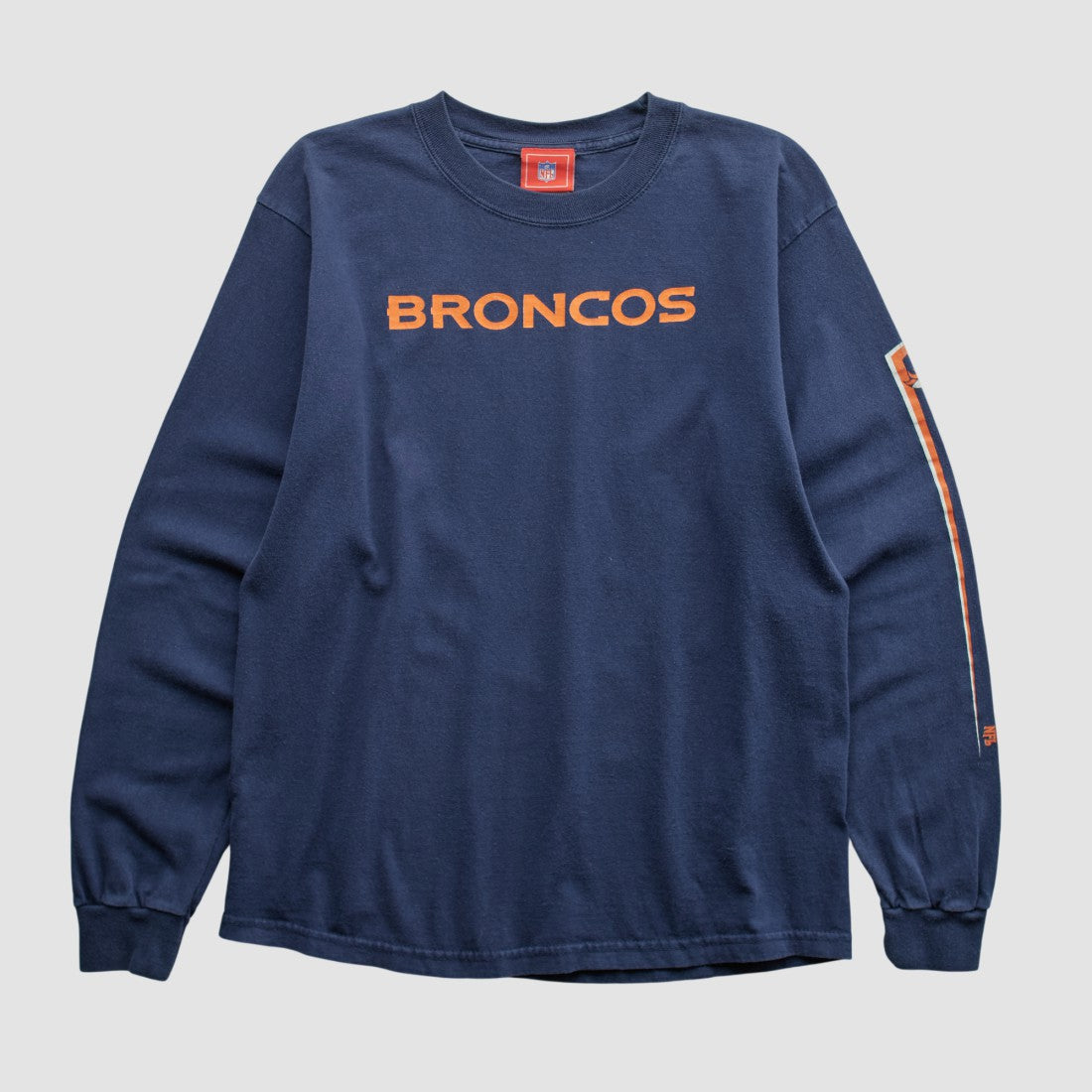 Denver Broncos NFL 2000s Long Sleeve T-shirt Navy Vintage | Fanatics