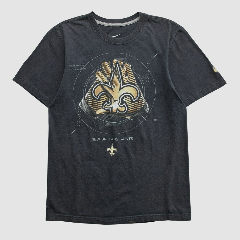 New Orleans Saints 2010s T-shirt Black Vintage | Fanatics