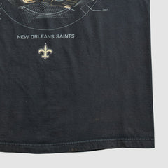 New Orleans Saints 2010s T-shirt Black Vintage | Fanatics