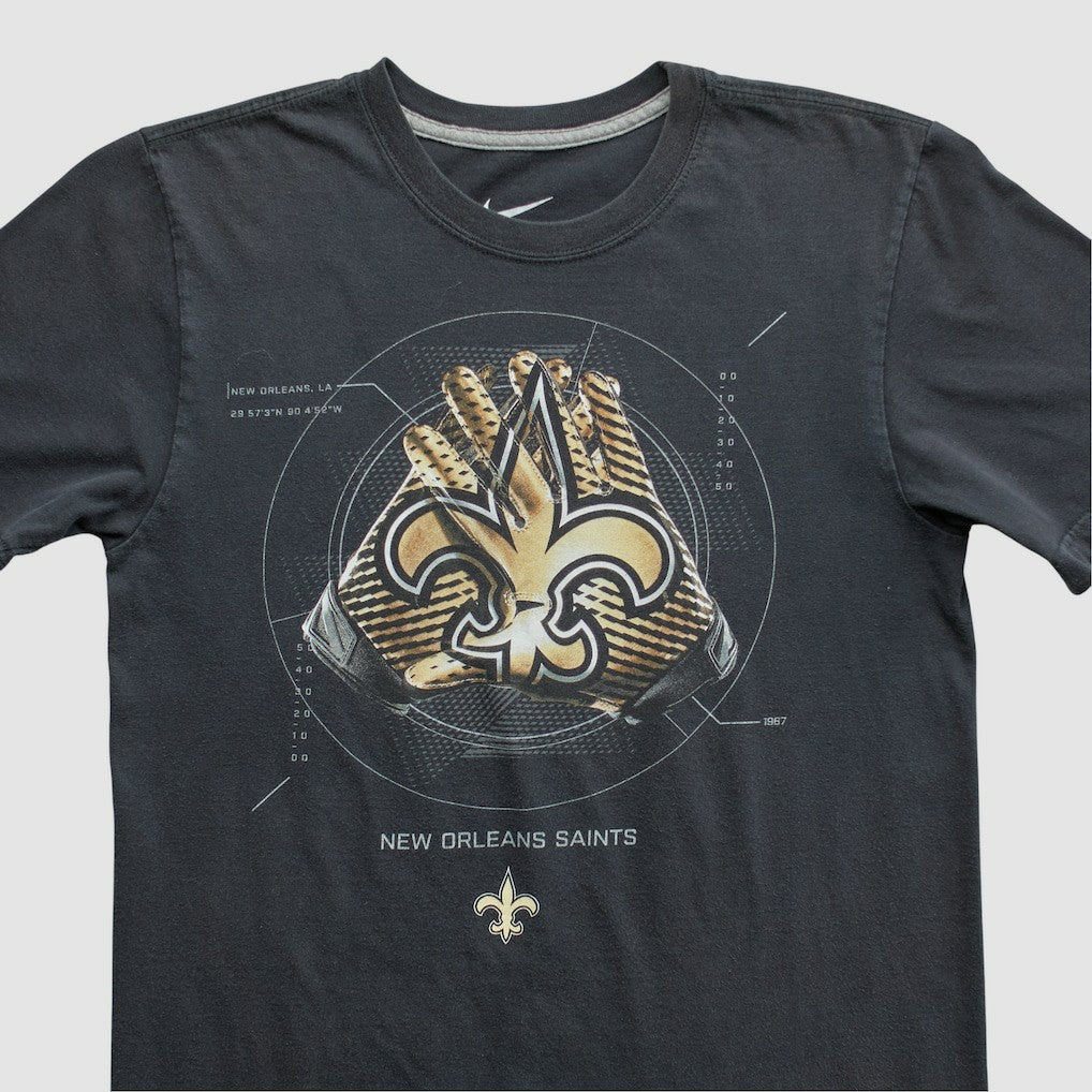 New Orleans Saints 2010s T-shirt Black Vintage | Fanatics