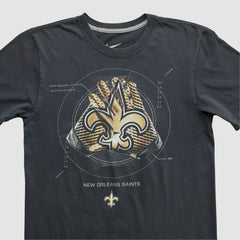 New Orleans Saints 2010s T-shirt Black Vintage | Fanatics