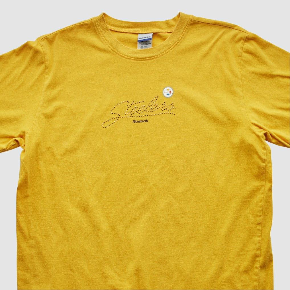 Pittsburgh Steelers Reebok 2000s T-shirt Yellow Vintage | Fanatics