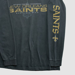 New Orleans Saints NFL 2010s Long Sleeve T-shirt Black Vintage | Fanatics