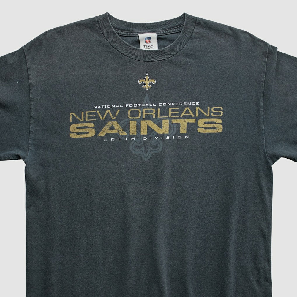 New Orleans Saints NFL 2010s Long Sleeve T-shirt Black Vintage | Fanatics