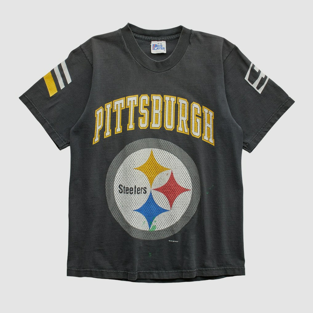Pittsburgh Steelers Pro Player 90s T-shirt Black Vintage | Fanatics