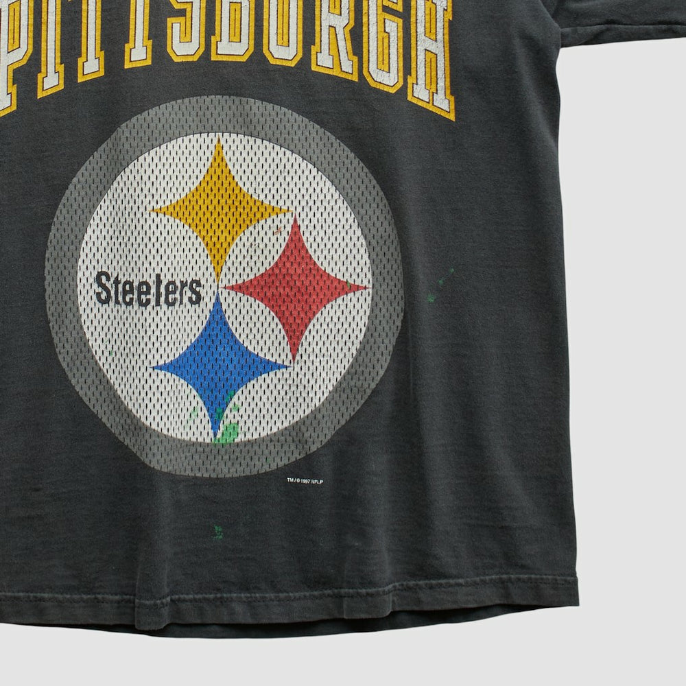 Pittsburgh Steelers Pro Player 90s T-shirt Black Vintage | Fanatics