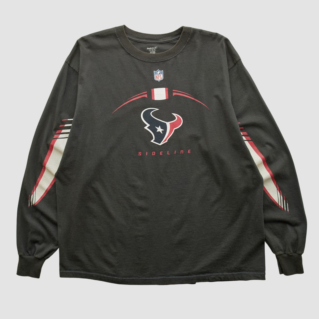 Houston Texans Reebok 2000s Long Sleeve T-shirt Black Vintage | Fanatics