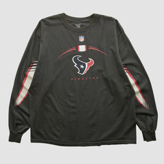 Houston Texans Reebok 2000s Long Sleeve T-shirt Black Vintage | Fanatics