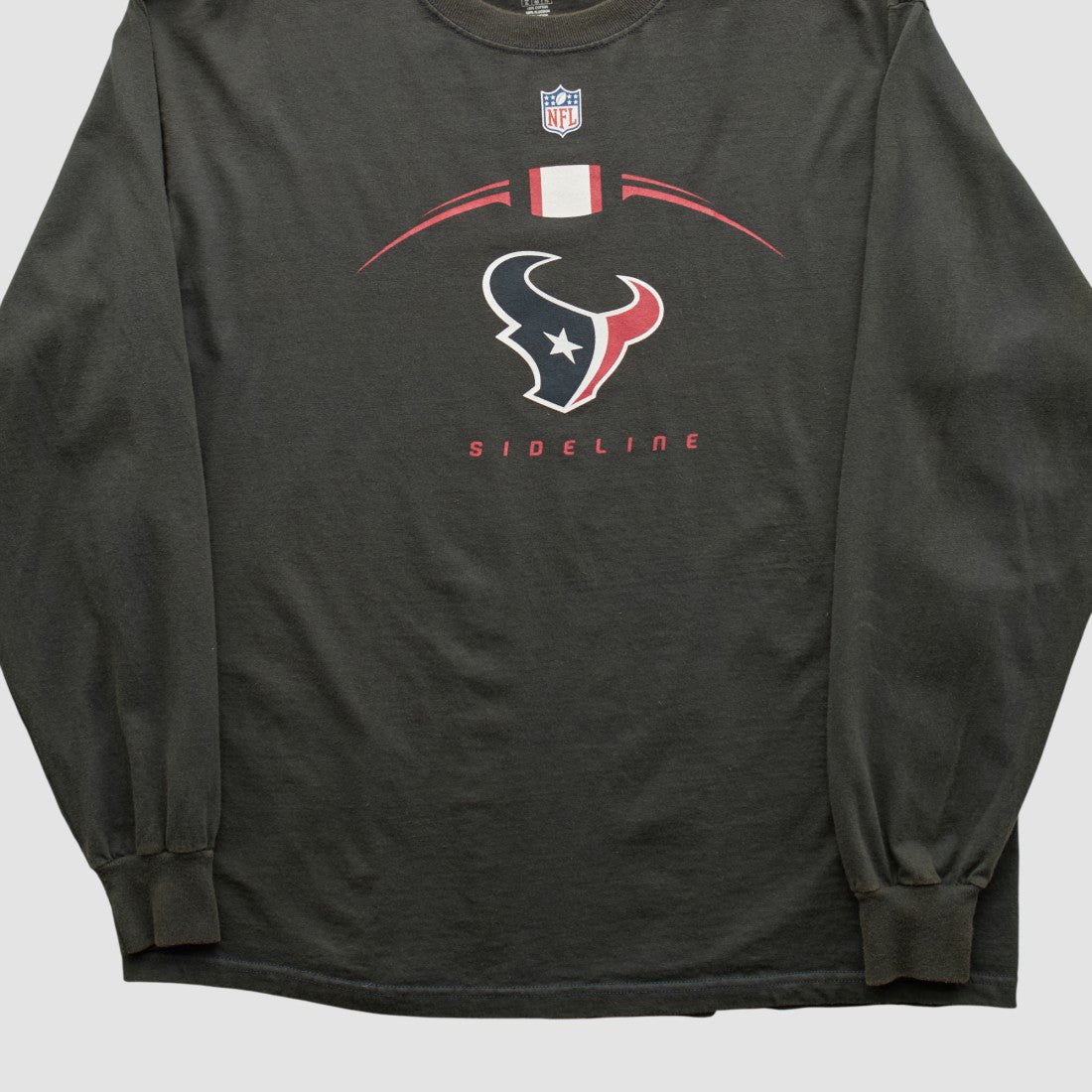 Houston Texans Reebok 2000s Long Sleeve T-shirt Black Vintage | Fanatics