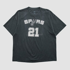 San Antonio Spurs NBA 2000s T-shirt Black Vintage - NBA