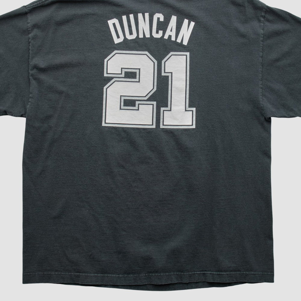 San Antonio Spurs NBA 2000s T-shirt Black Vintage - NBA