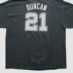 San Antonio Spurs NBA 2000s T-shirt Black Vintage - NBA