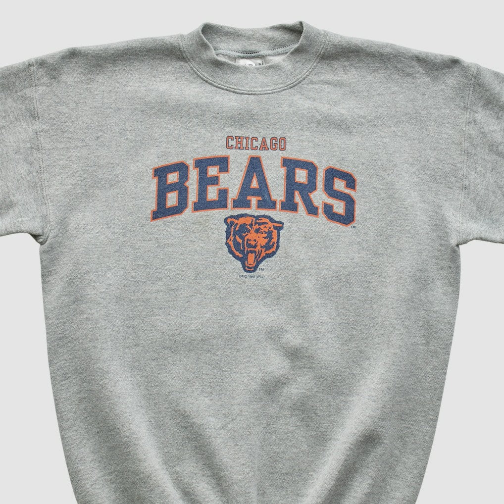 Chicago Bears Gildan 1999 Pullover Sweatshirt Heather Gray Yth L Real Vintage | Fanatics