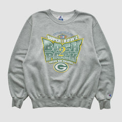 Green Bay Packers Champion 1998 Pullover Sweatshirt Heather Gray Vintage | Fanatics