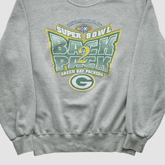 Green Bay Packers Champion 1998 Pullover Sweatshirt Heather Gray Vintage | Fanatics