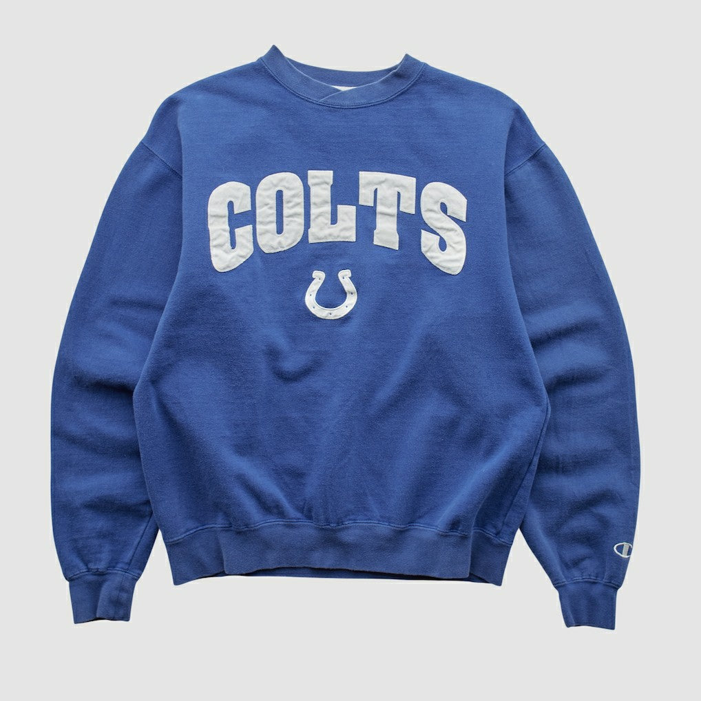 Indianapolis Colts Champion 2000s Pullover Sweatshirt Blue Vintage | Fanatics