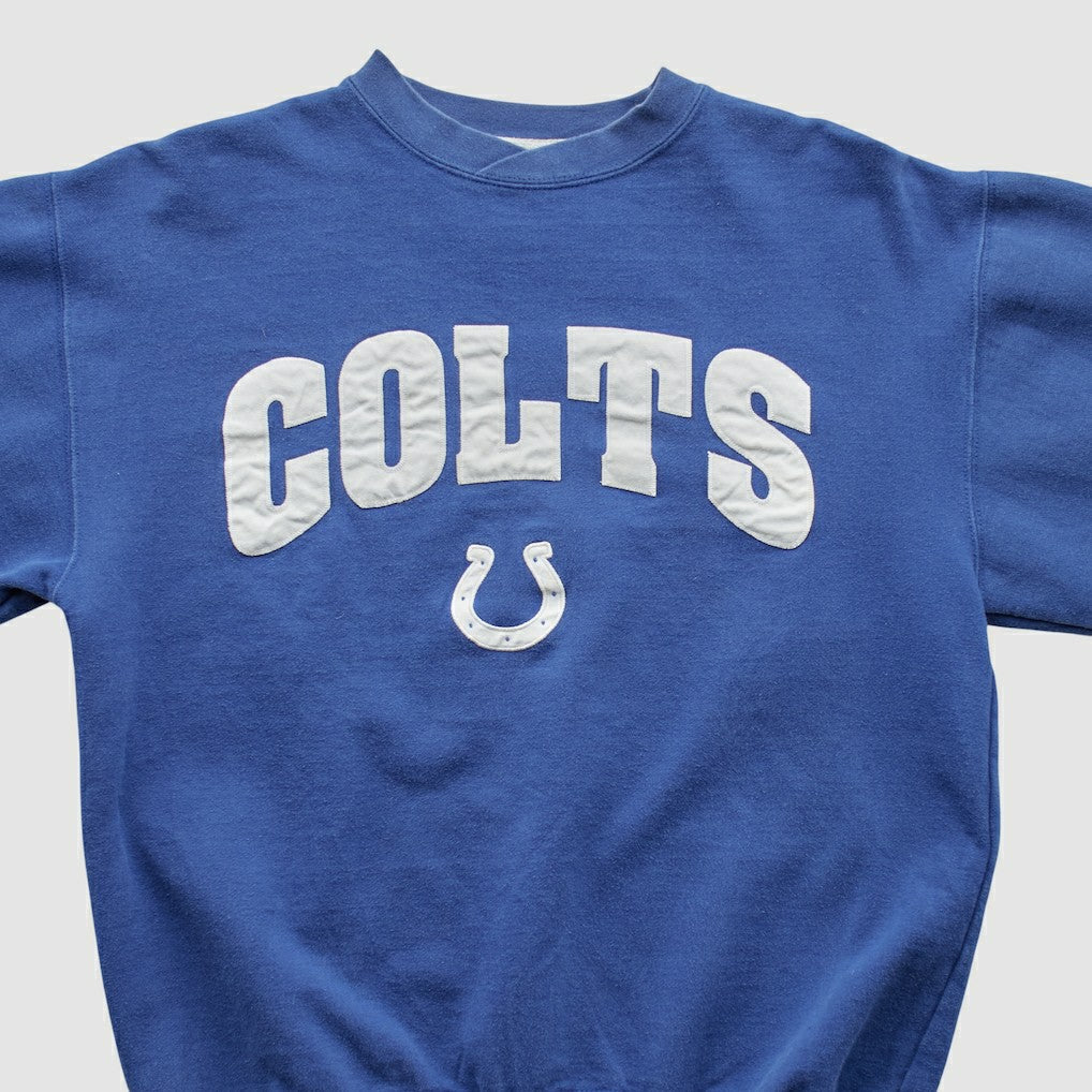 Indianapolis Colts Champion 2000s Pullover Sweatshirt Blue Vintage | Fanatics