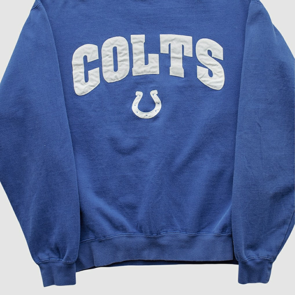 Indianapolis Colts Champion 2000s Pullover Sweatshirt Blue Vintage | Fanatics