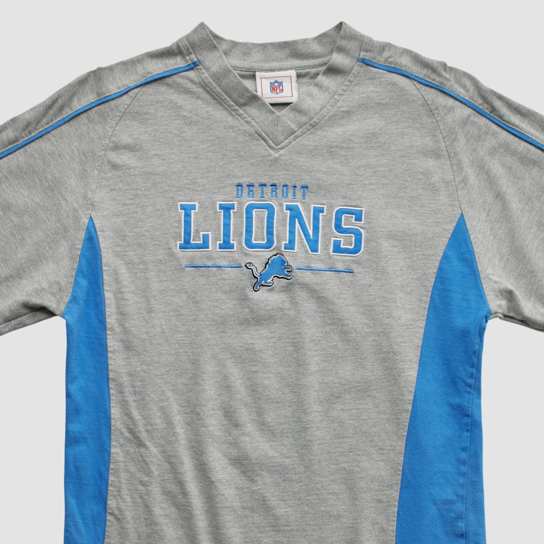 Detroit Lions NFL 2000s Long Sleeve T-shirt Heather Gray Vintage | Fanatics