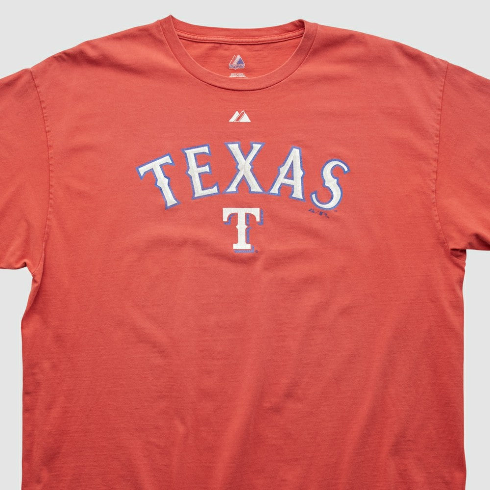 Texas Rangers Majestic 2000s T-shirt - MLB